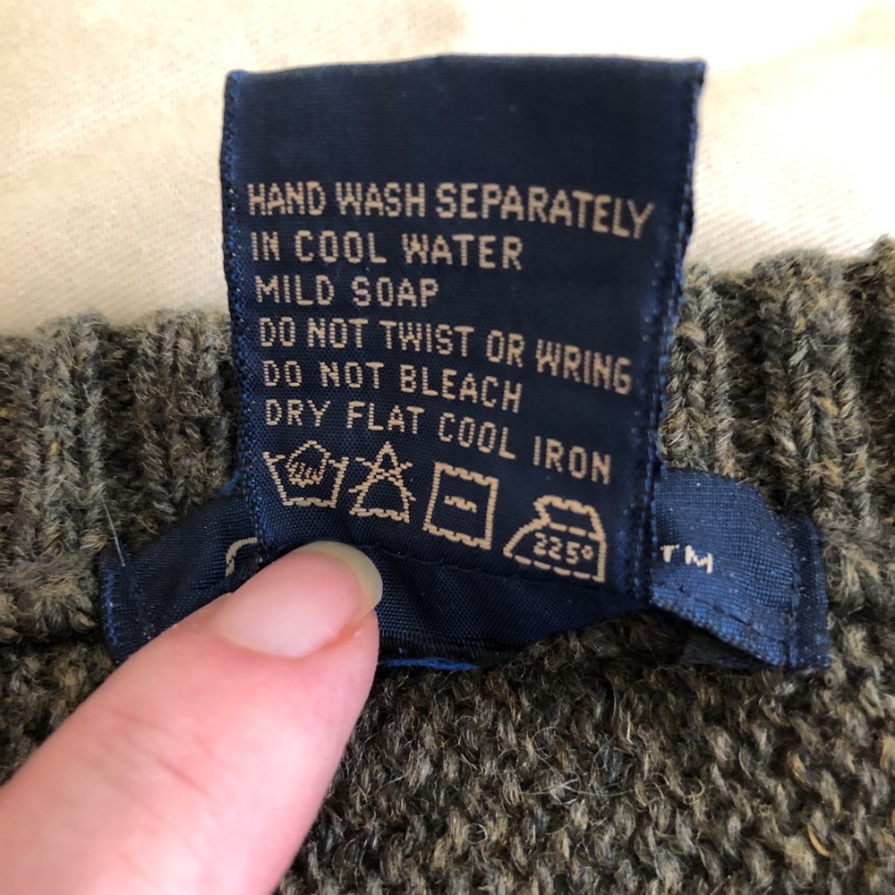 Vintage Generra Crew Neck Sweater Taupe Size Small - Picture 4 of 5